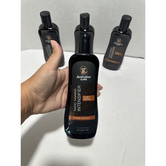 Lot Of 4 Australian Gold Rapid Tanning Intensifier Lotion Biosine Complex 8.5oz‎ - Picture 2 of 5